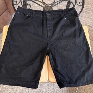 Levi's Black Jean Shorts for Men
